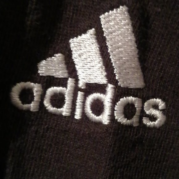 Black on Black Adidas Mockneck - Picture 3 of 3